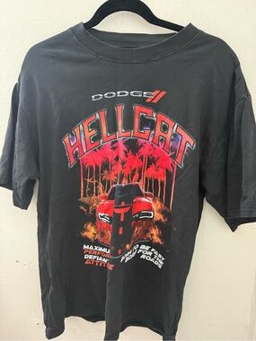 Dodge Hellcat Graphic Tee - Black